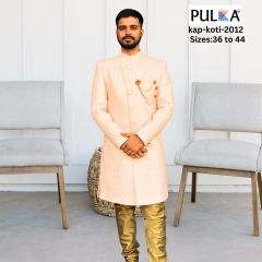 Pulka Indo Western Sherwani Set for Men