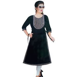 Nyra Cut Embroidered Kurti for Women
