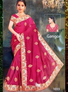 Gangor Saree with Blouse Piece